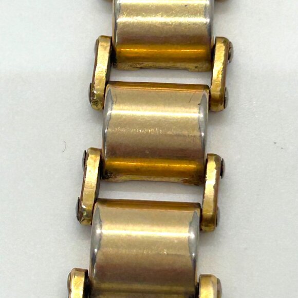 Vintage Helbros Womens 10K RGP Wristwatch 1/20 12K GF Band Non-Functioning - Picture 9 of 14